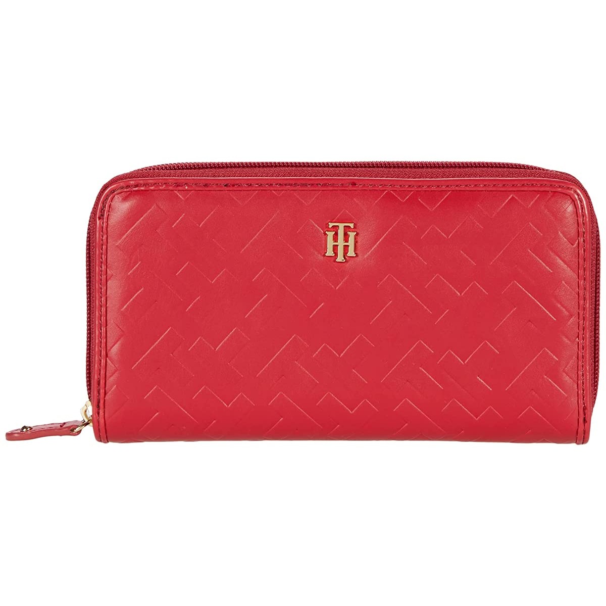 

Кошелек Tommy Hilfiger Boxed Serif Zip Around Wallet Bias Embossed PVC Tommy Red, Универсальный