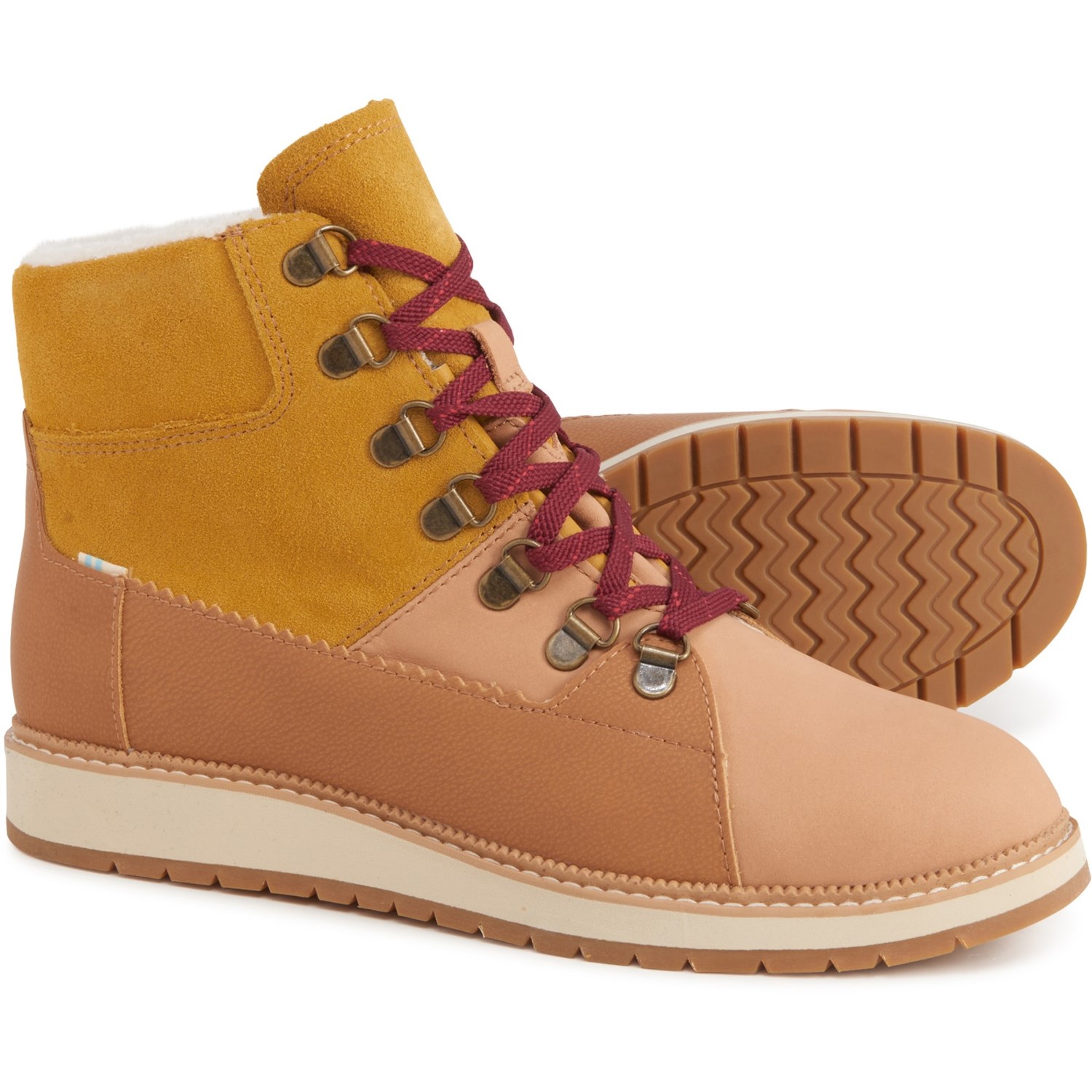 

Ботинки TOMS Mesa - Waterproof, Nubuck and Suede Honey, 35.5 (220 мм)