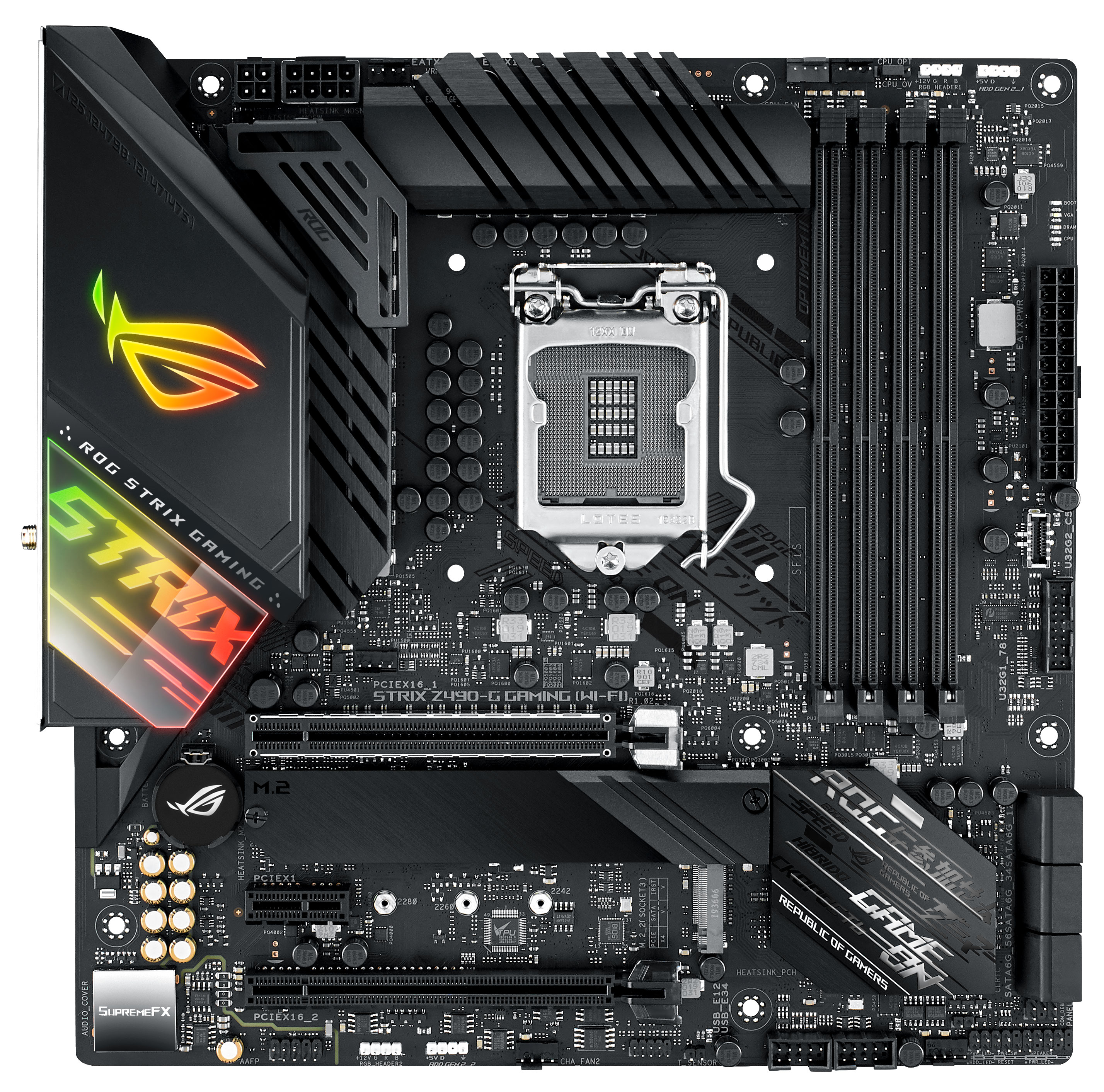 

Материнская плата Asus ROG Strix Z490-G Gaming (Wi-Fi) (s1200, Intel Z490, PCI-Ex16)