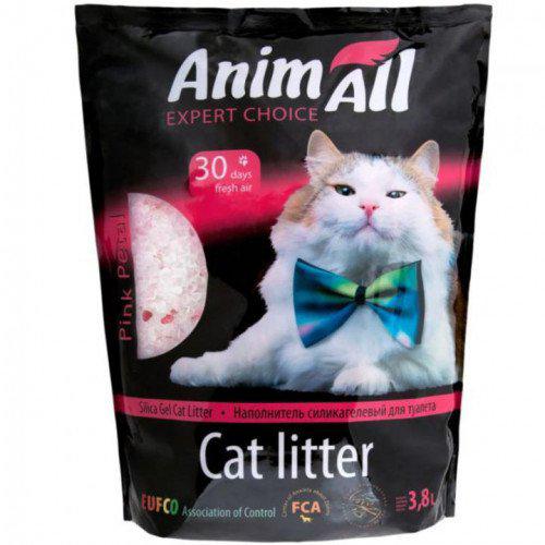 

Силикагелевый наполнитель AnimAll Розовый лепесток для котов, 3.8 л (1.6 кг)