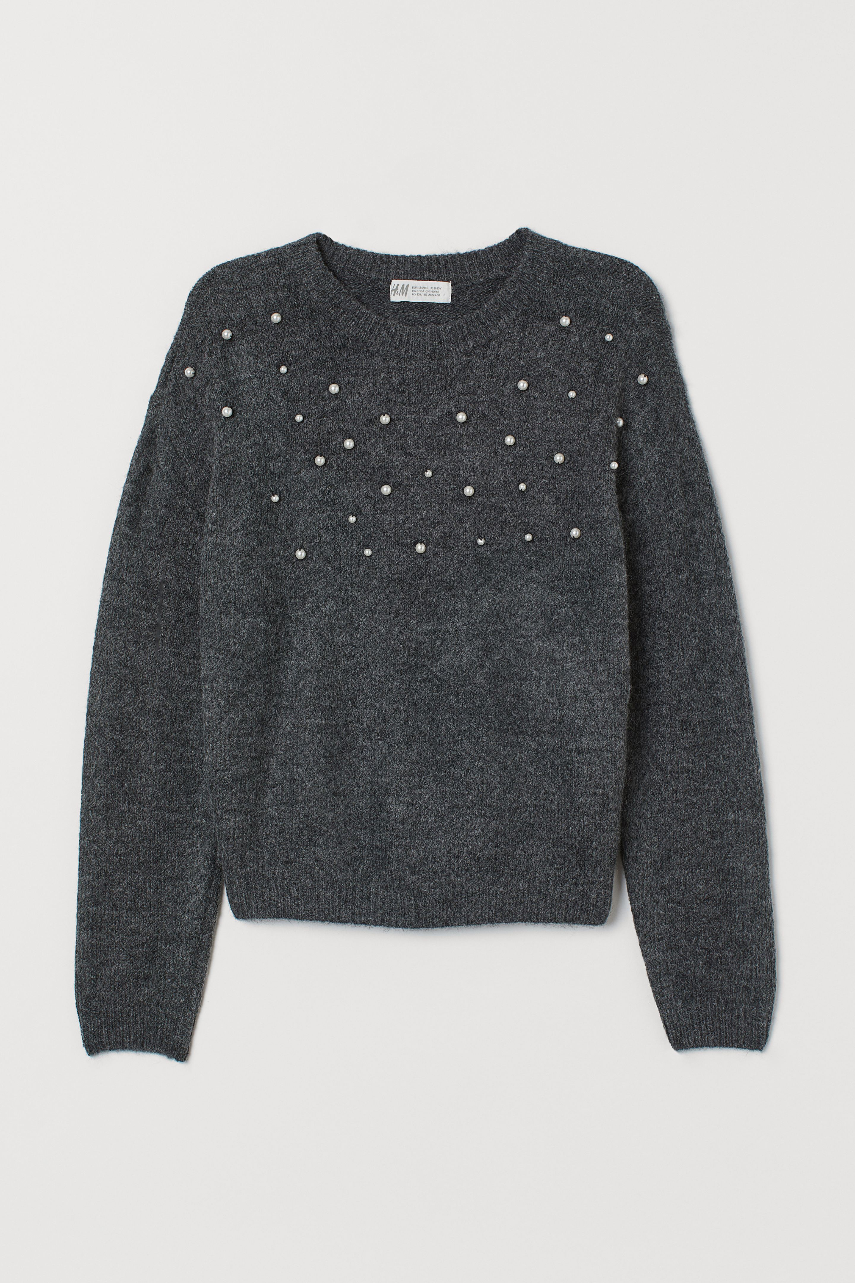 

Джемпер H&M 134 140см темно серый меланж 7468610