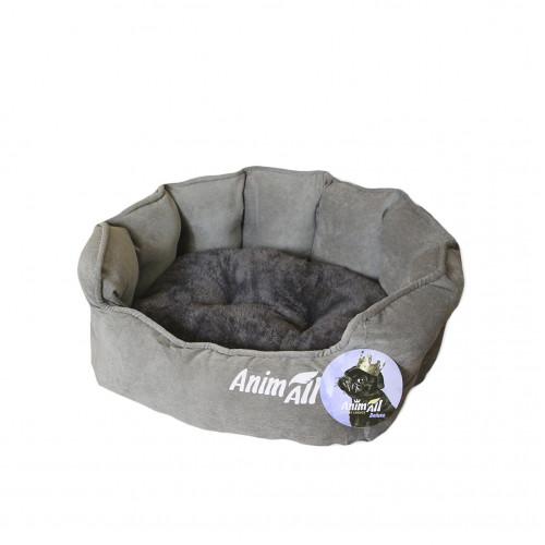 

Лежак AnimAll Rolyal S для собак, серый, 48×42×20 см