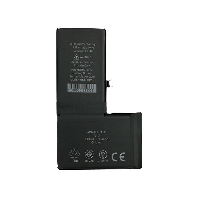 

Акумулятор для iPhone X Alpha-C Extra 2716 mAh