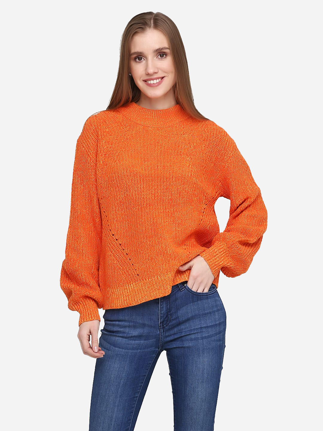 

Свитер H&M 0556420-05  Оранжевый, Свитер H&M 0556420-05 S Оранжевый