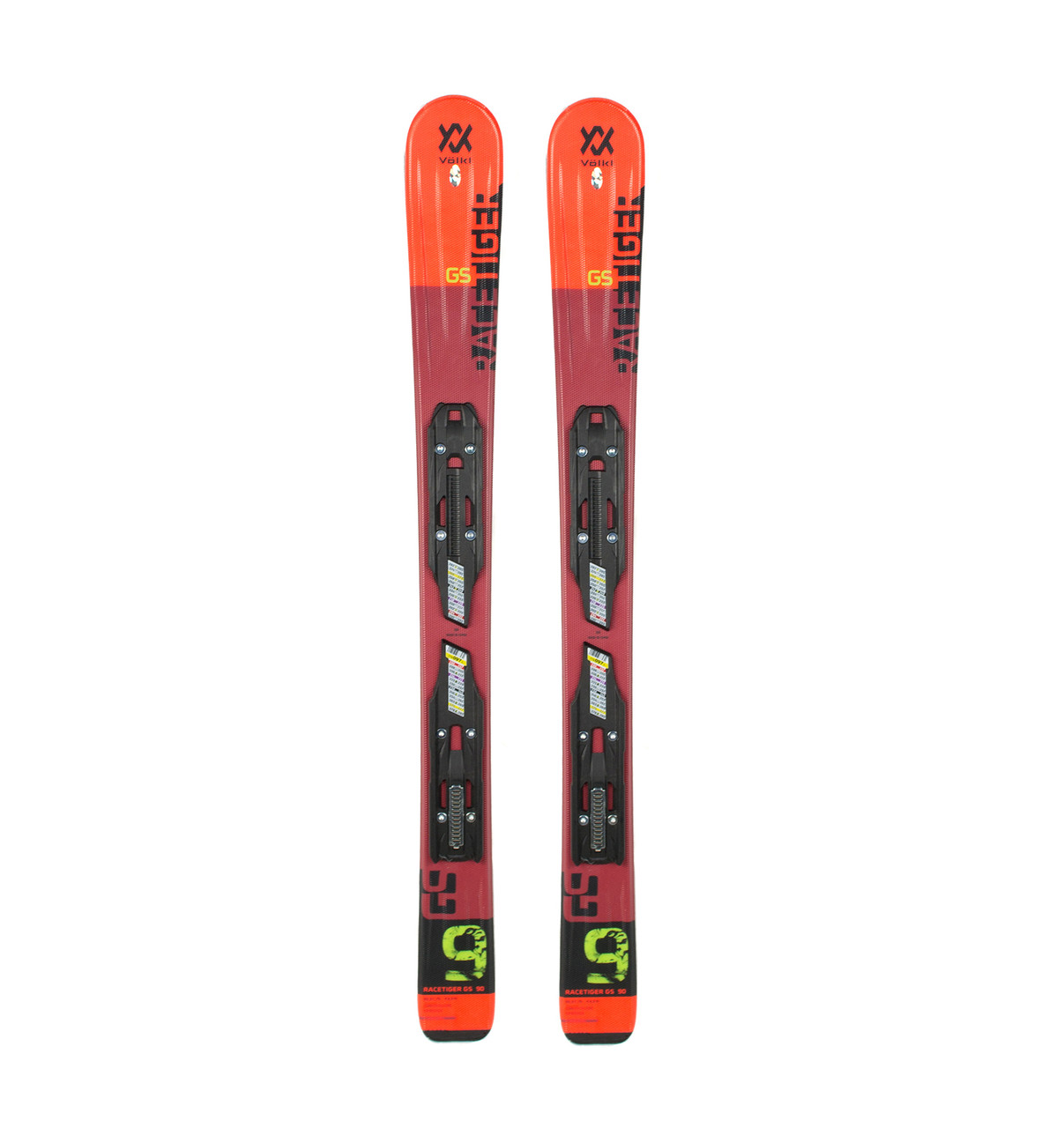 

Горные лыжи детские Volkl Junior Racetiger 90 + крепление Marker 4.5 VMotion Красный с черным