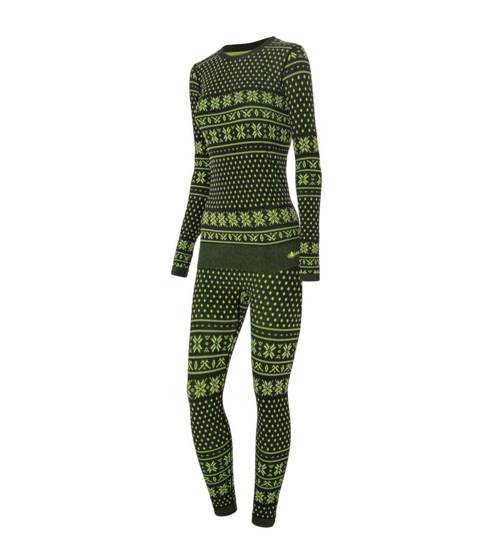 

Комплект термобелья женский Viking Brita S (36-38) Черно-зеленый