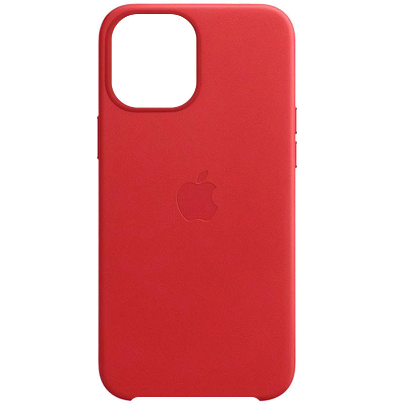 

Кожаный чехол Leather Case (+++) для Apple iPhone 12 Pro Max (6.7") Красный: Red