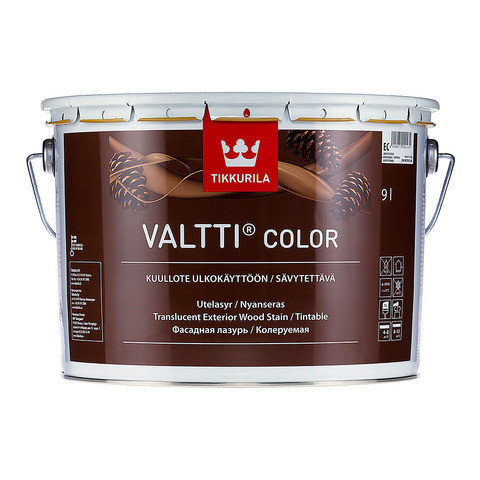 

Фасадная лазурь Tikkurila Валтти Колор Valtti Color 9л