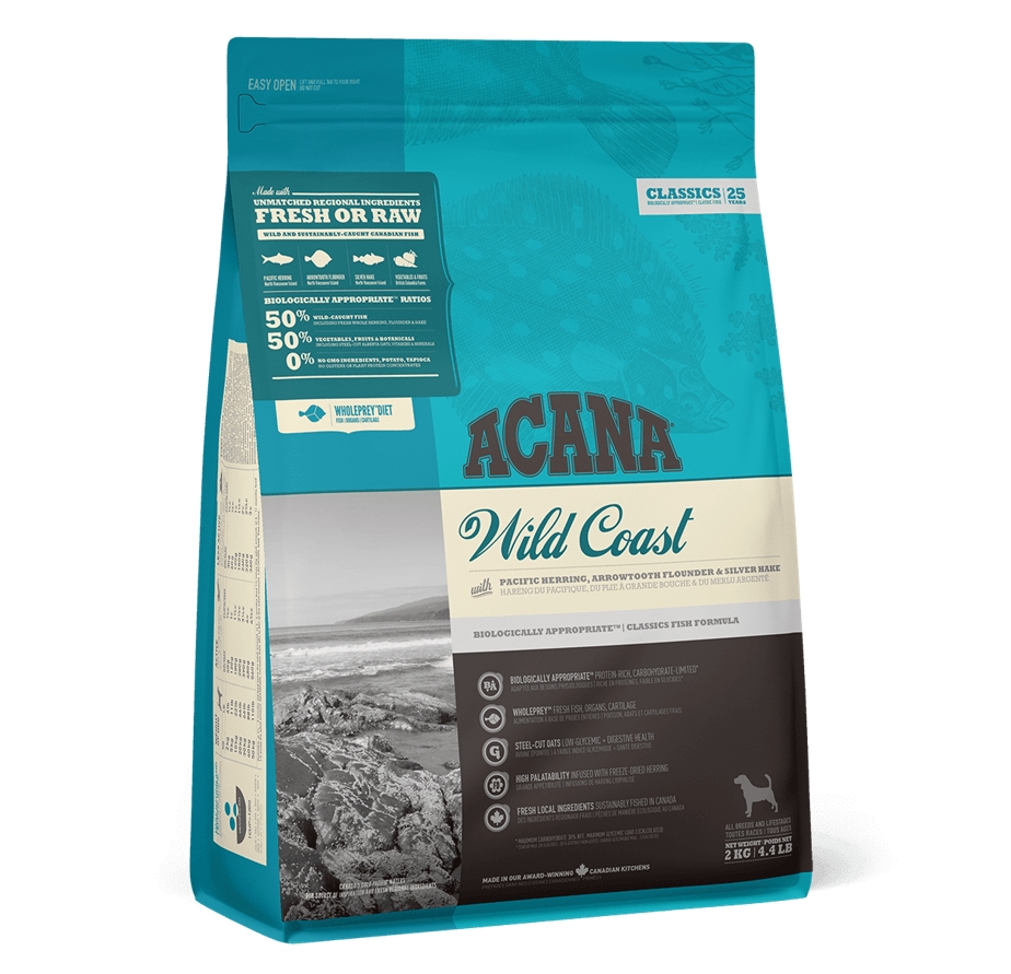 

Сухой корм для собак всех пород и возрастов Classics Wild Coast 2 кг Acana BGL-AC-132