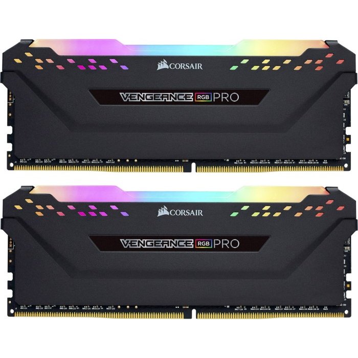 

Оперативная память Corsair 32 GB (2x16GB) DDR4 3600 MHz Vengeance RGB Pro Black (CMW32GX4M2Z3600C18)