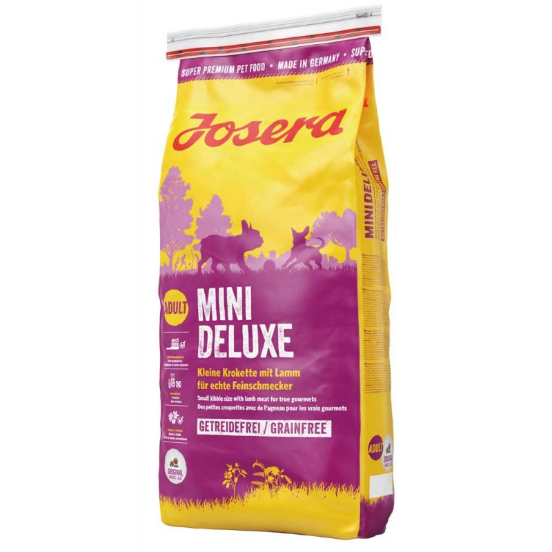 

Сухой корм для взрослых активных собак миниатюрных пород Josera Mini Deluxe 15 кг BGL-JO-97