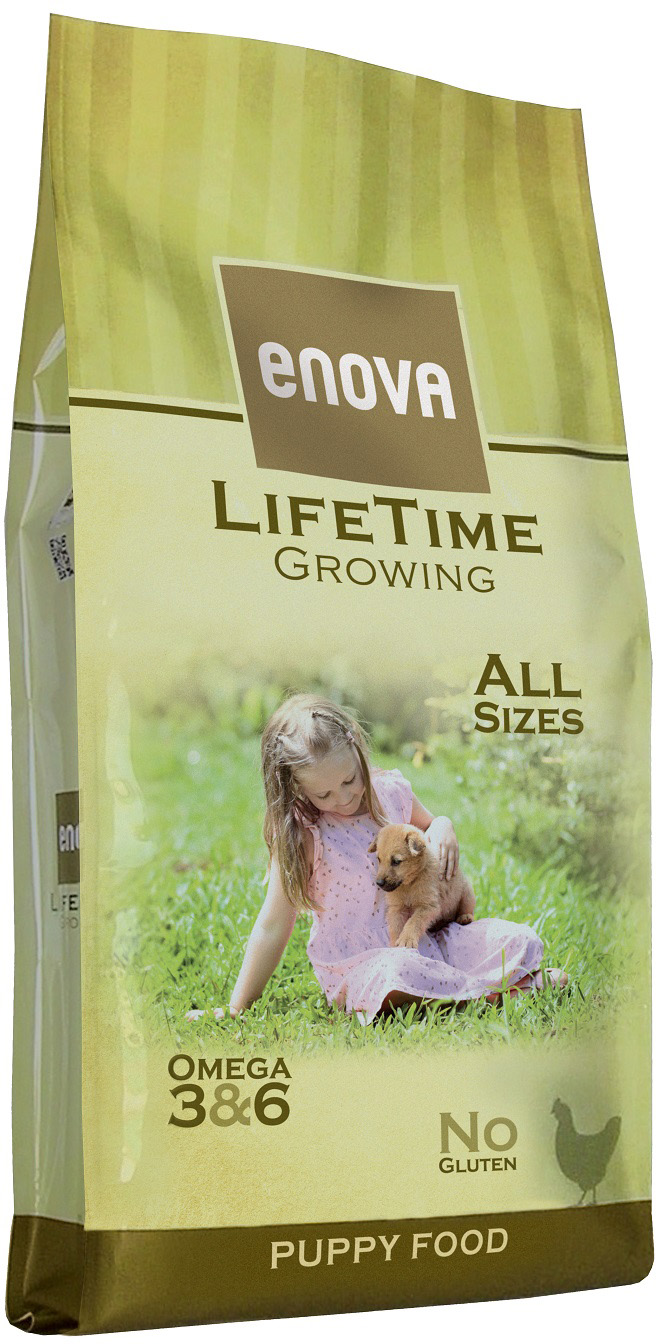 

Сухой корм для щенков с мясом курицы LifeTime Growing 20 кг бридер ENOVA BGL-EN-49