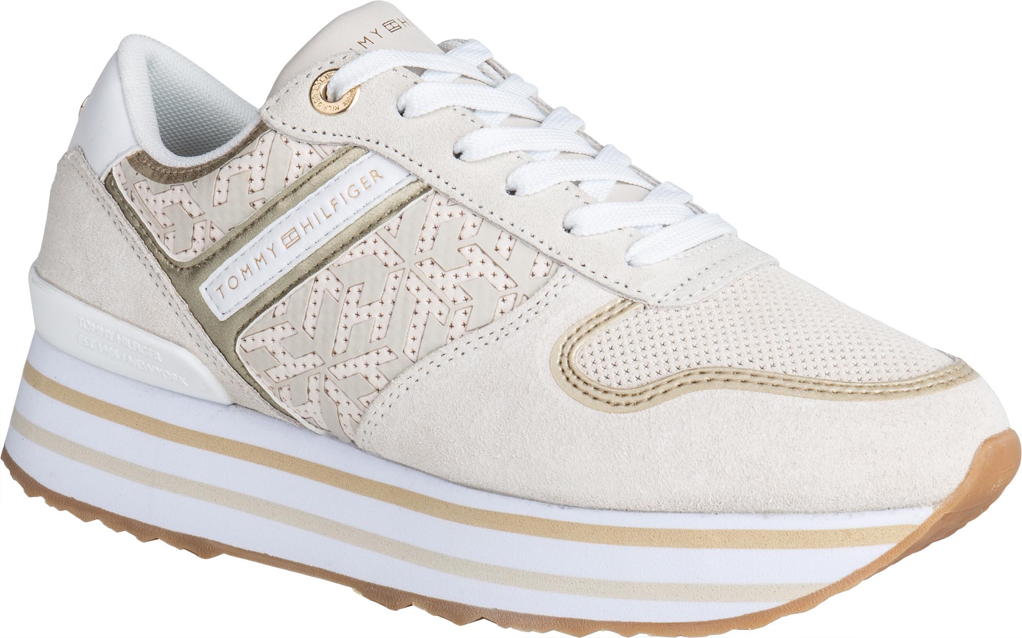 

Кроссовки Tommy Hilfiger METALLIC FLATFORM SNEAKER, 39 (260 мм)