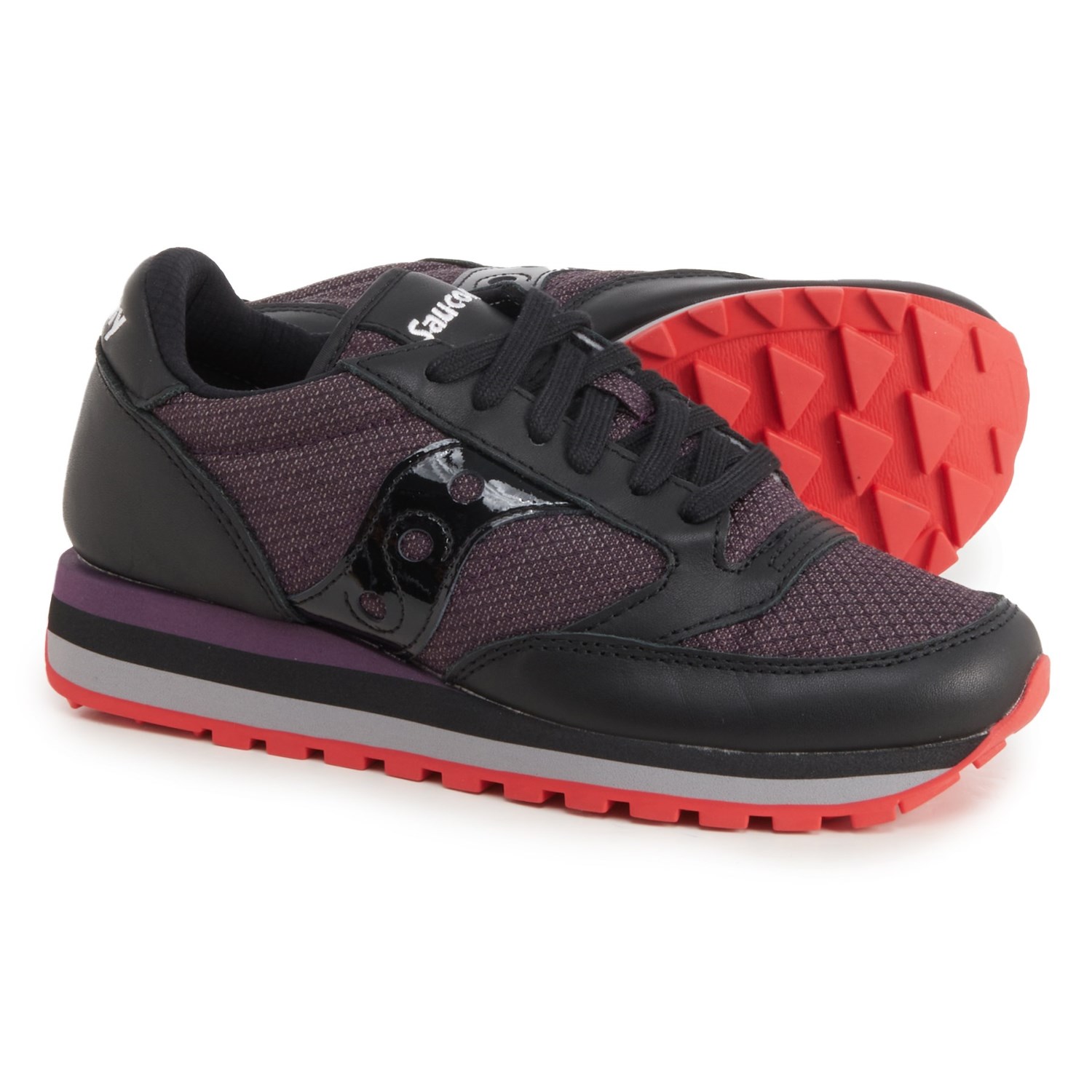 

Кроссовки Saucony Fashion Running Black/Deep Purple, 37.5 (230 мм)