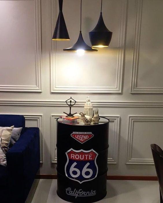 

Бочка декоративная с логотипом Craftmetal Route 66