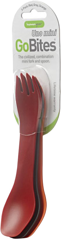 

Ложко-вилка Humangear GoBites Uno Mini 3-Pack Red/Gray/Orange (022.0074)