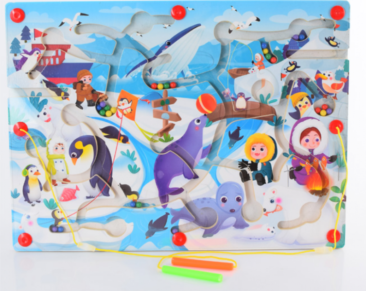 

Деревянная игрушка Лабиринт Bambi MD 1828-6 (IN09471)