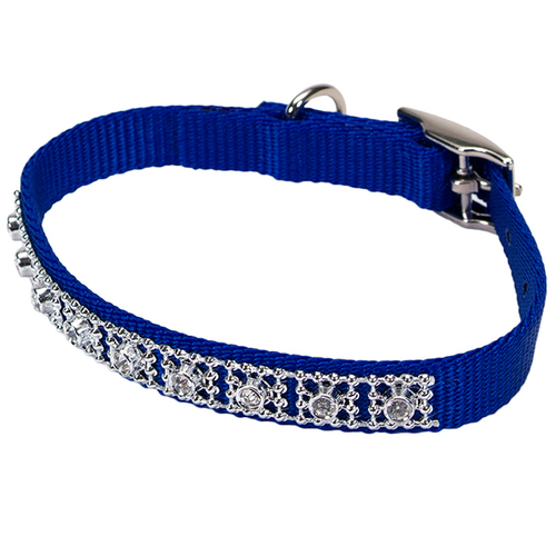 

Ошейник для собак синий Jeweled дл. 25 см - ш. 1 см Coastal BGL-CS-649