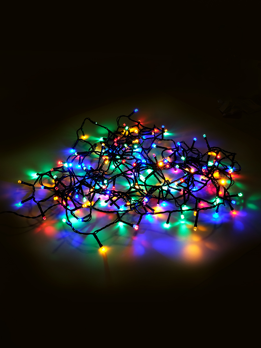 

Светодиодная гирлянда-нить SH Lights 180 разноцветных светодиодов 9 м DCB-LD180M-C-31V (4690601047106)