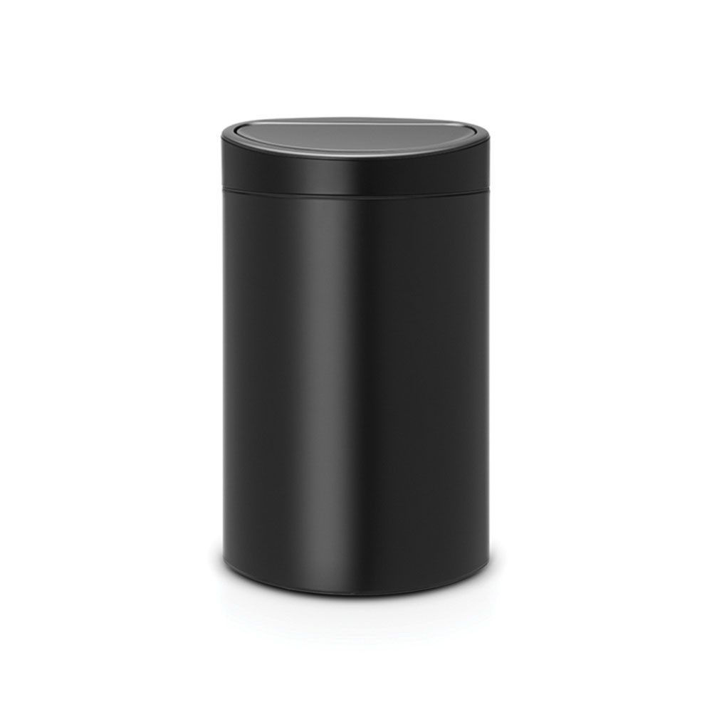 

Ведро для мусора Brabantia Touch Bin New 40 л Matt Black 114946