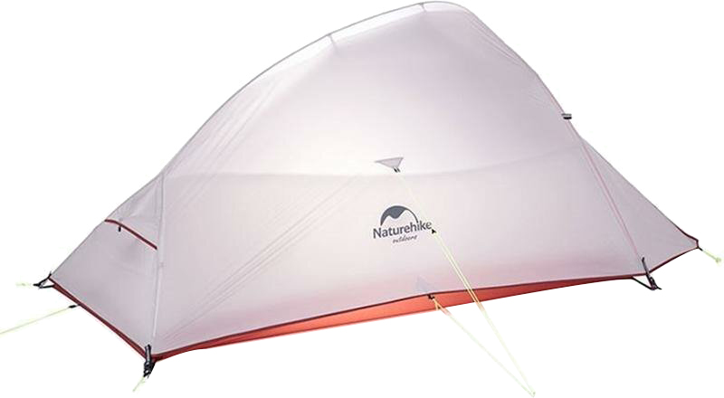 

Палатка сверхлегкая одноместная с футпринтом Naturehike Сloud Up 1 Updated NH18T010-T, 20D Серо-красная (6927595730522)