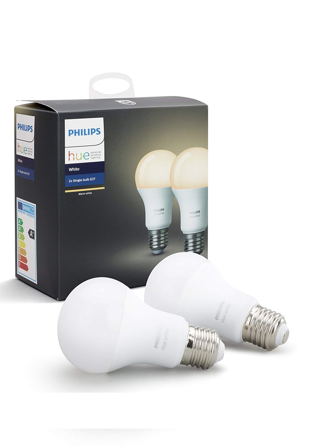 

Умная LED лампочка 2 шт PHILIPS белый-металлик EL-110297