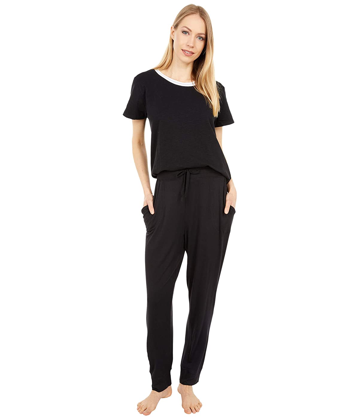 

Пижама Splendid Slub Tee and French Terry Joggers Set Black/Black,  (44, Пижама Splendid Slub Tee and French Terry Joggers Set Black/Black, S (44)