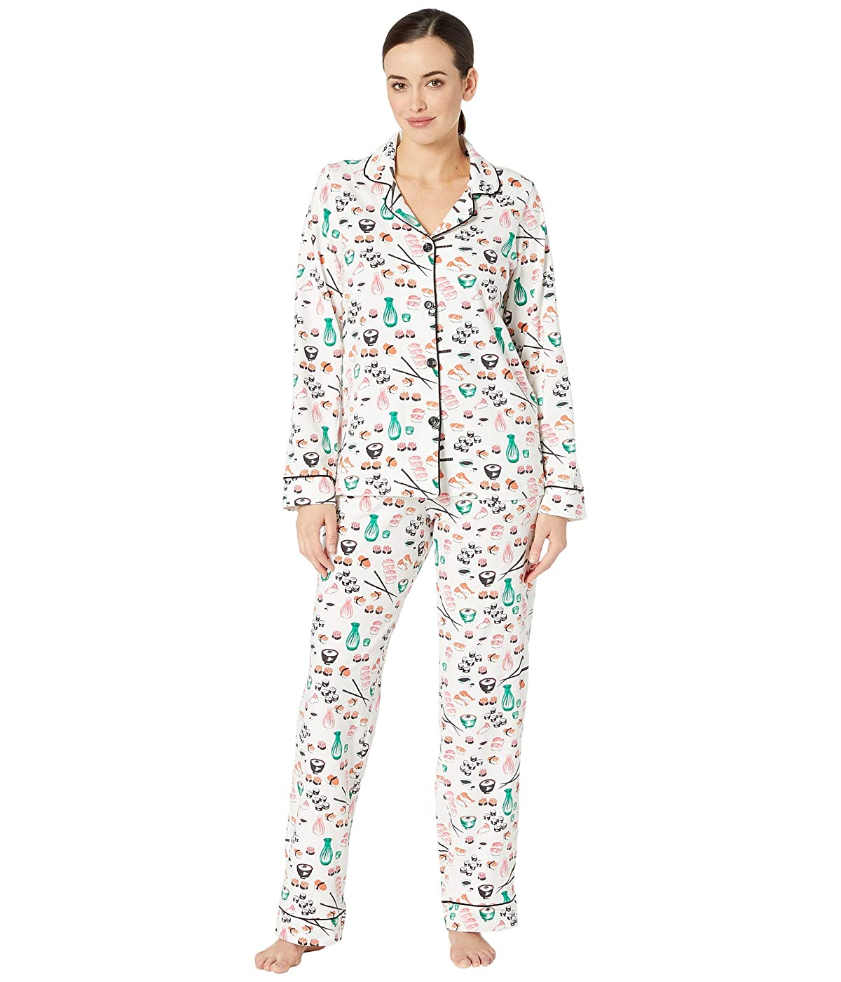 

Пижама BedHead Long Sleeve Classic Notch Collar Pajama Set Sushi, XL (50)