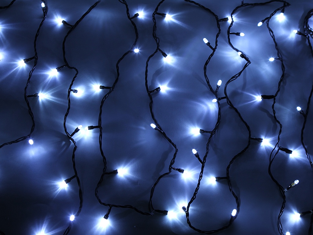 

Светодиодная гирлянда-нить SH Lights 100 белых светодиодов 10 м RB-LD100-W-E (4690601021779)