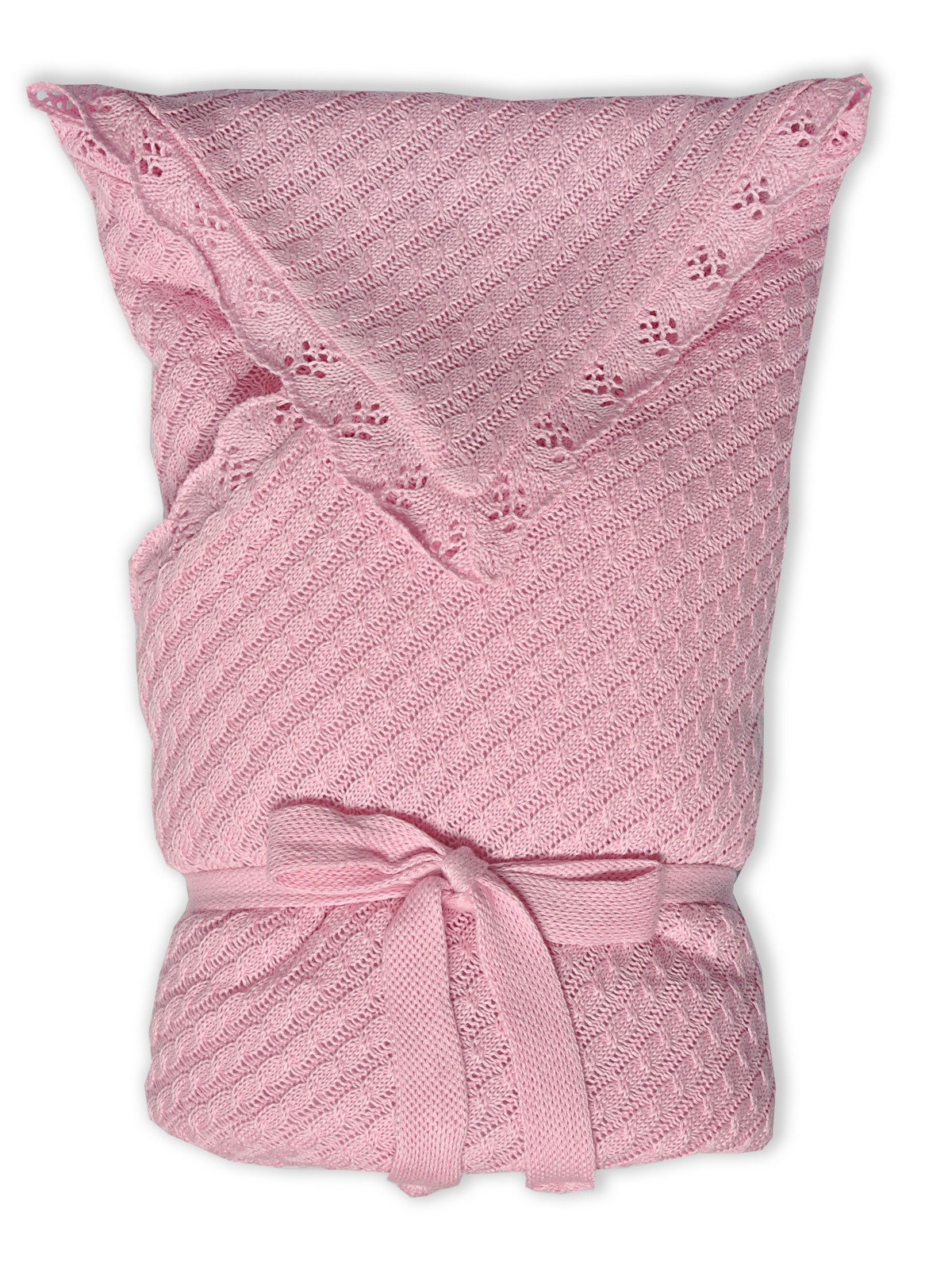 

Простиральце дитяче 100*100 Mari-Knit 0782 100-100 розовый 67323