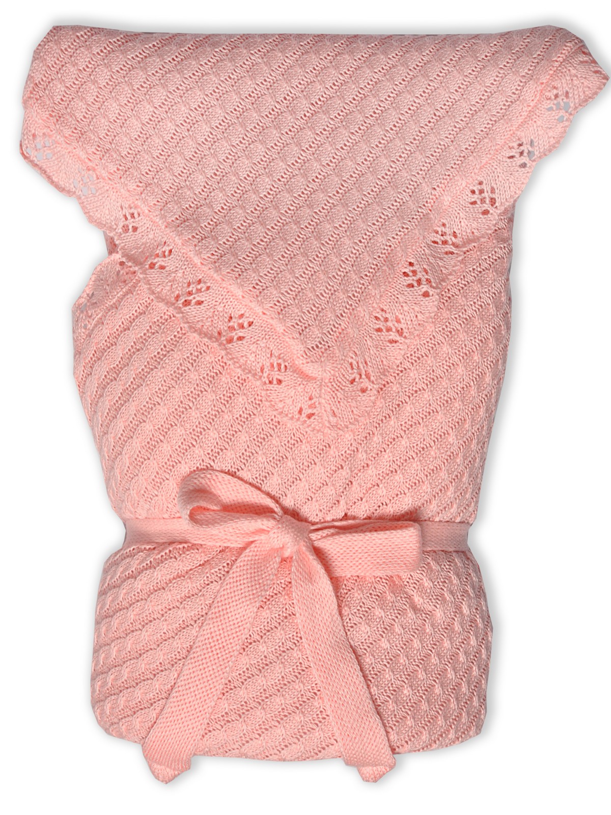 

Простиральце дитяче 100*100 Mari-Knit 0782 100-100 персиковый 67325