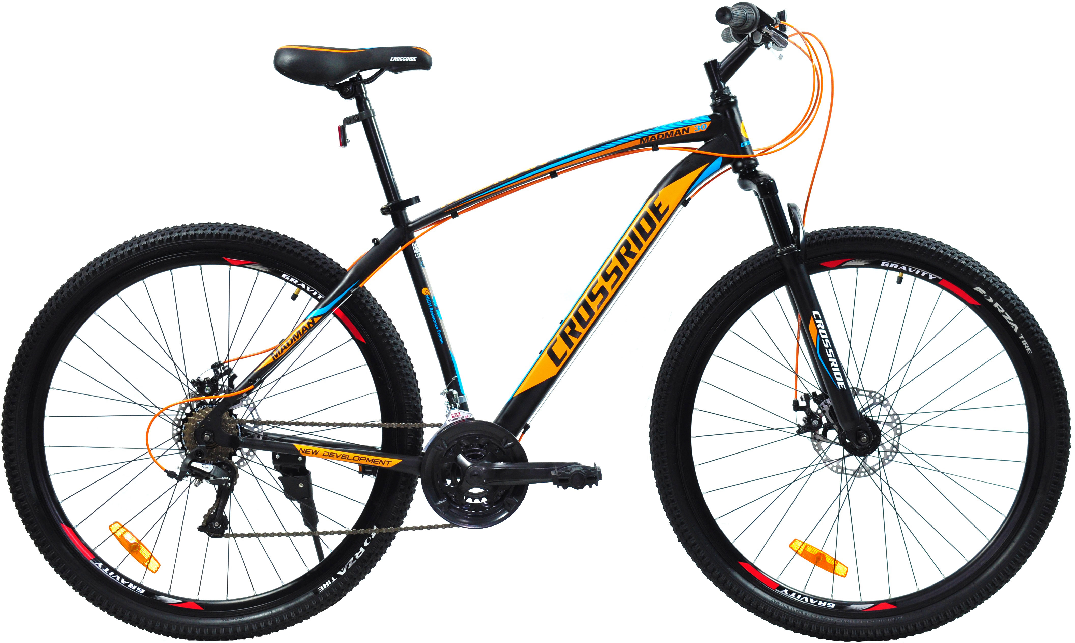 

Велосипед Crossride Madman 29" 17" 2021 Черно-синий (01841-170-1)
