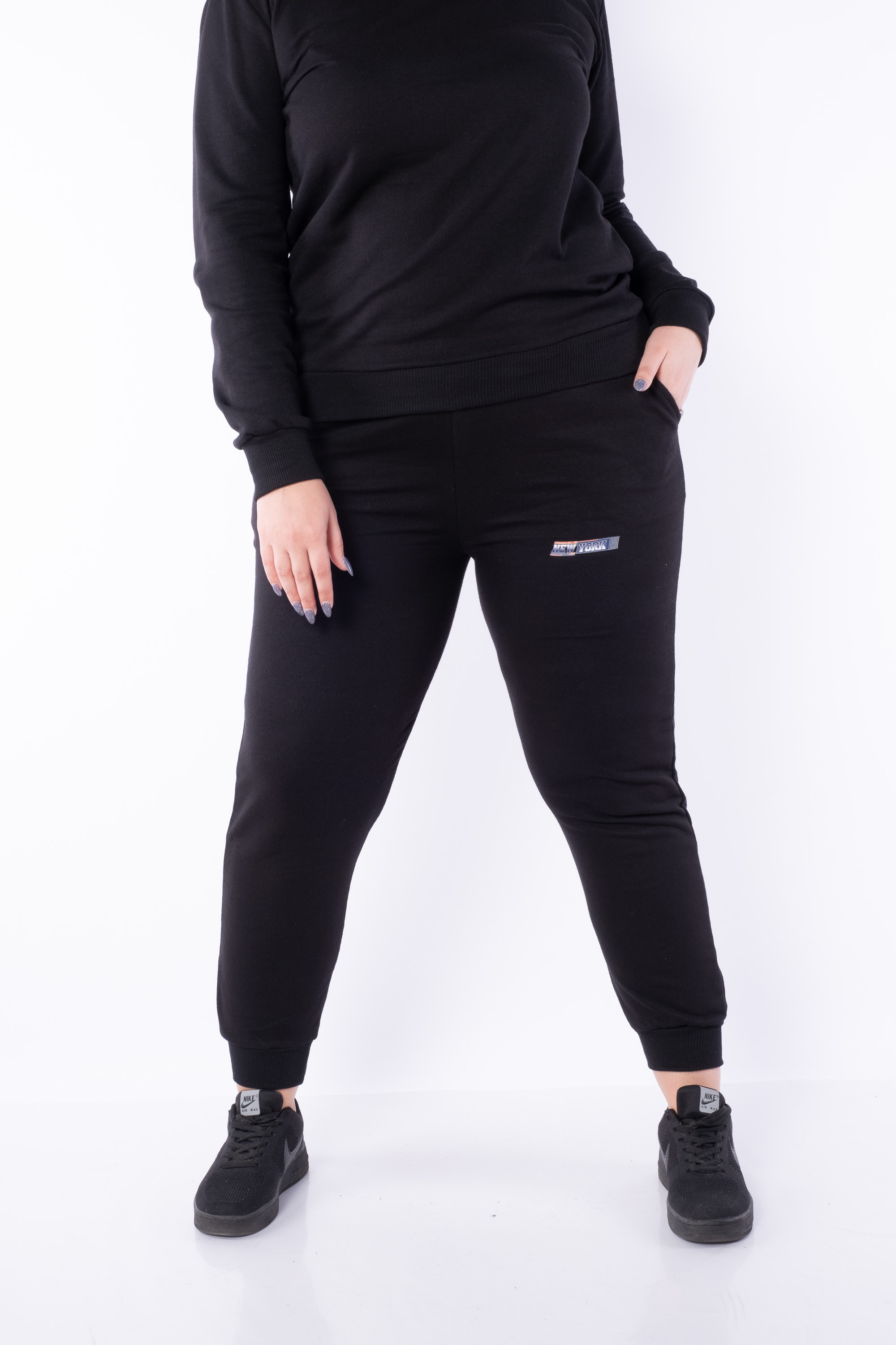 

Брюки спортивные батал 85F464-1 (Черный) ToS XXL Размер цвет Черный