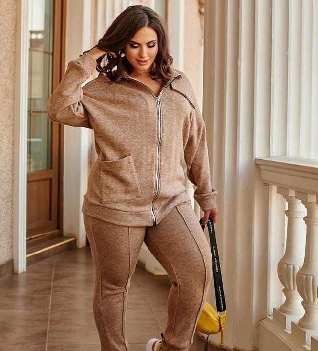 

Спортивный костюм G&M k-87067 - Размер цвет бежевый, Спортивный костюм G&M k-87067 50-52 Размер цвет бежевый