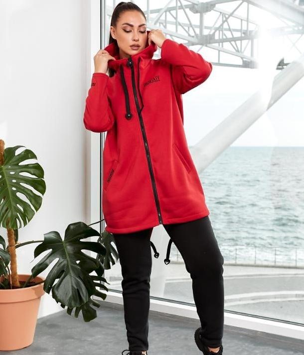 

Спортивный костюм G&M k-85809 - Размер цвет красный, Спортивный костюм G&M k-85809 52-54 Размер цвет красный
