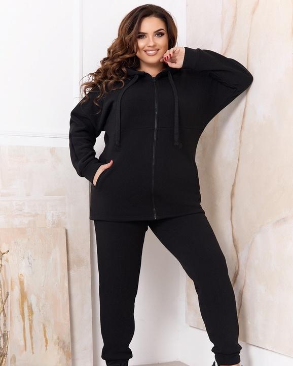 

Спортивный костюм G&M k-86631 - Размер цвет черный, Спортивный костюм G&M k-86631 64-66 Размер цвет черный