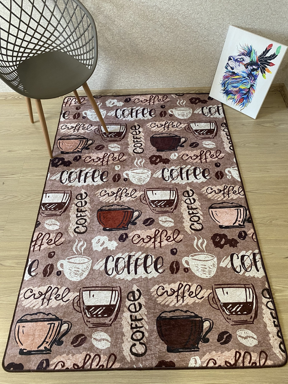 

Ковер в кухню "Coffee коричневый" 140*190 0055