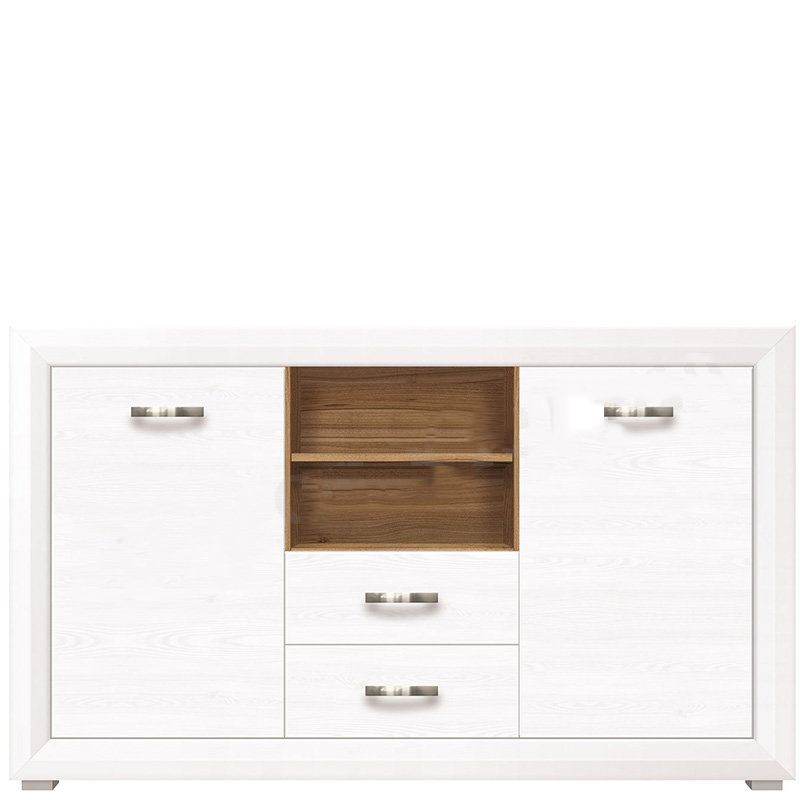 

Комод Маркус KOM2D2S/1515*380*910 (двухдверный) из ДСП цвет Джанни/Орех салев Gerbor Holding