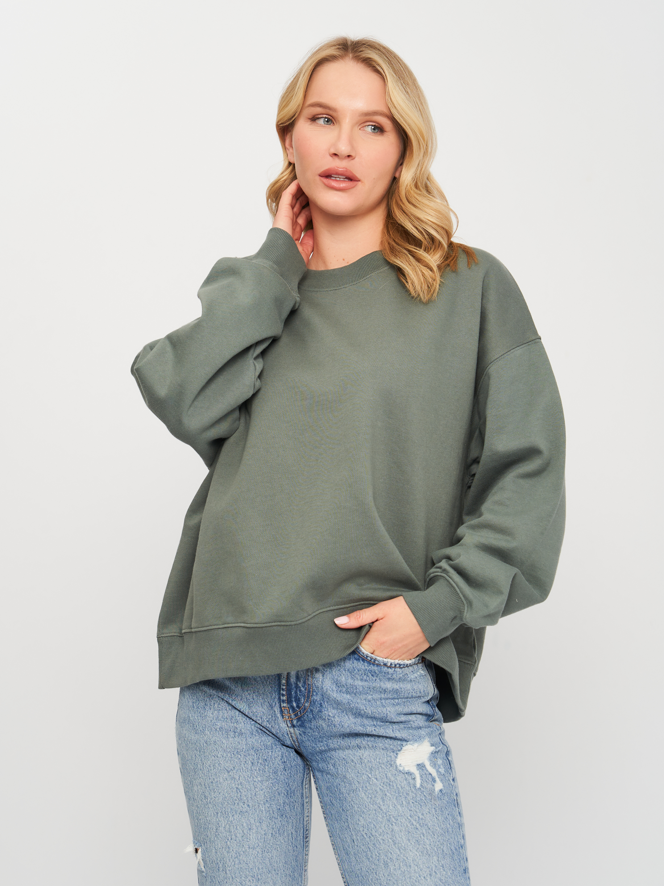 

Свитшот H&  зеленый 14099988557, Свитшот H&M M зеленый 14099988557
