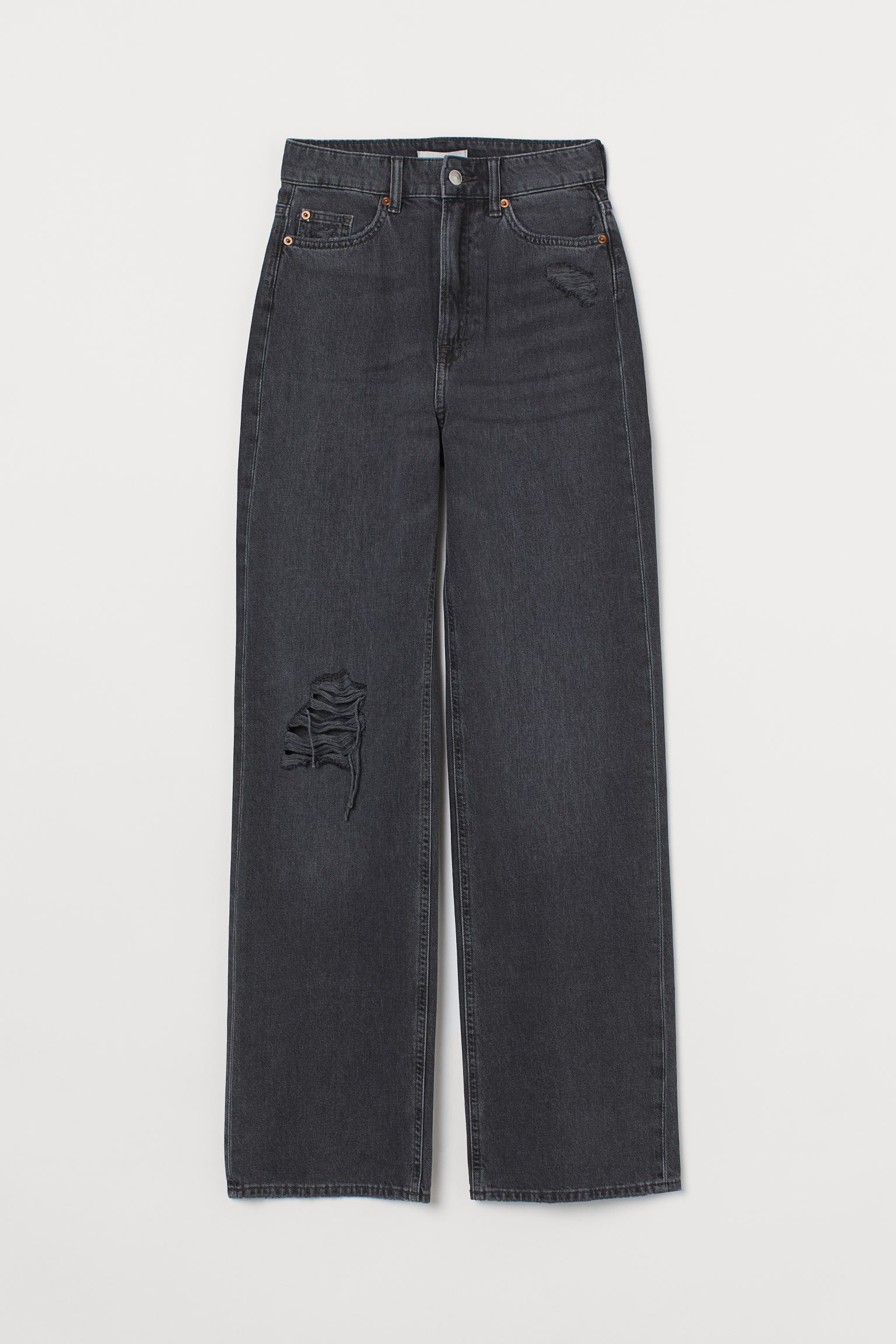

Джинсы Mom H&M  темно серый 812941362, Джинсы Mom H&M 42 темно серый 812941362