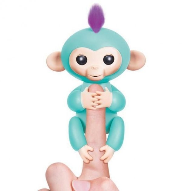 

​Интерактивная обезьянка Fingerlings голубая