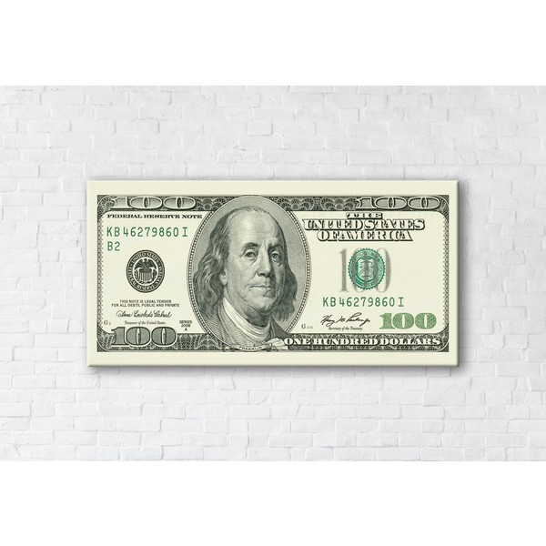 

Картина на холсте USA Standard 70x140см Franklin