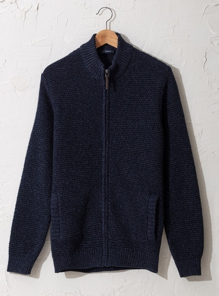 

Мужская кофта LC Waikiki фактурной вязки с карманами  Синяя (LCWKnitwear-1759, Мужская кофта LC Waikiki фактурной вязки с карманами L Синяя (LCWKnitwear-1759)