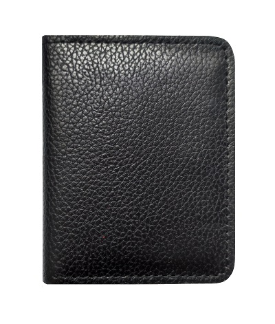 

Картхолдер-визитница Case из натуральной кожи ХП-1019 105x80 мм Черный флотар