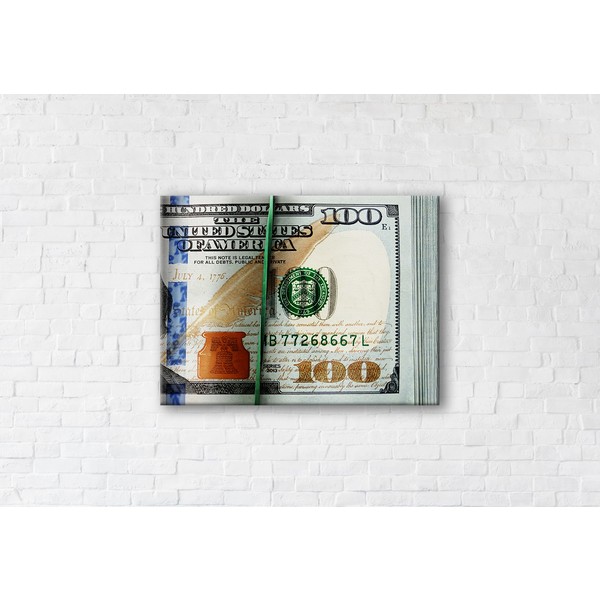 

Картина на холсте Bundle of Money 50x65см Franklin