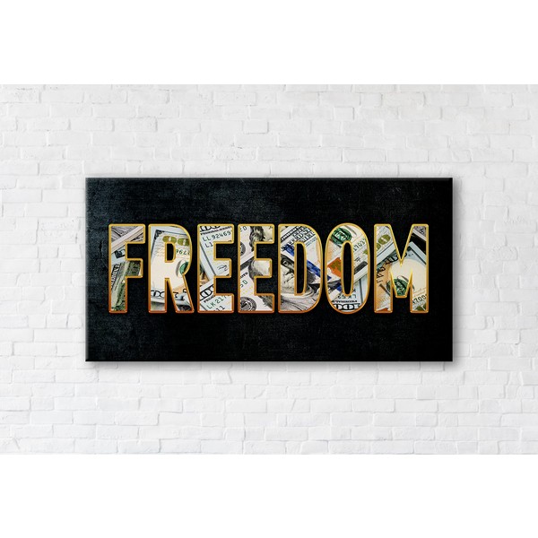 

Картина на холсте Freedom 50x100см Franklin