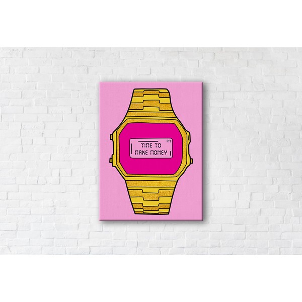

Картина на холсте Time to make Money (Rose) 50x65см Franklin