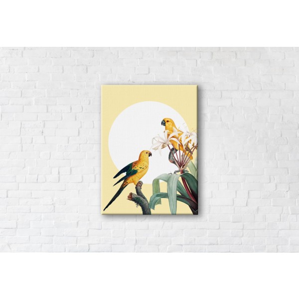 

Картина на холсте Parrots 75x100см Franklin