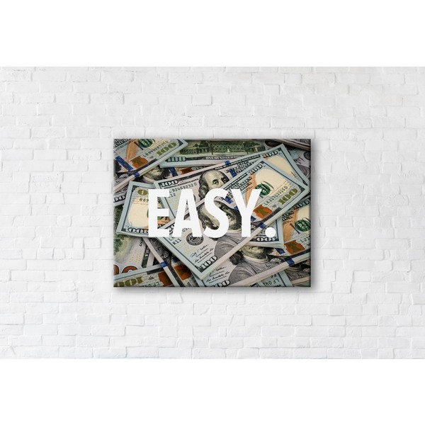 

Картина на холсте Easy Money 90x120см Franklin