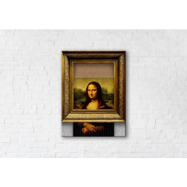 

Картина на холсте Banksy Lisa 75x100см Franklin